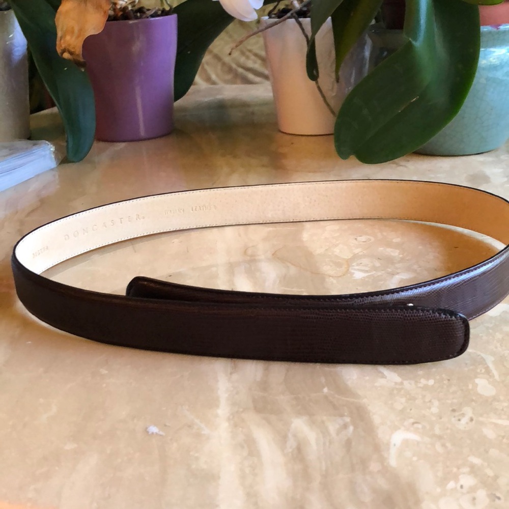 Doncaster Genuine Leather Brown Dress Belt